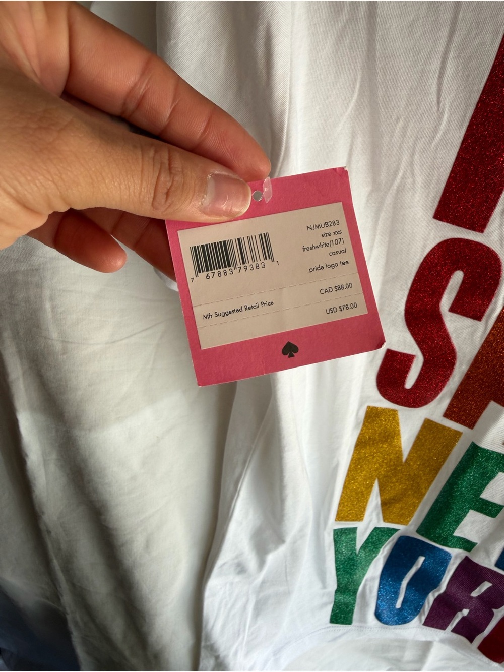 Kate spade Pride shirt - Picture 2 of 4